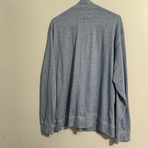 Vintage 1946  Sweater 1/4 Zip Cotton Blend Blue size XXL - Picture 3 of 7